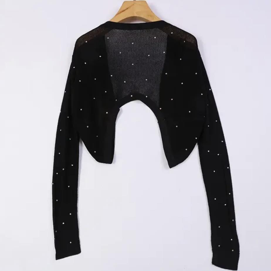 Elegant Curved Design Summer Cardigan: Breathable, Lightweight, Trendy Sun Protection Vest