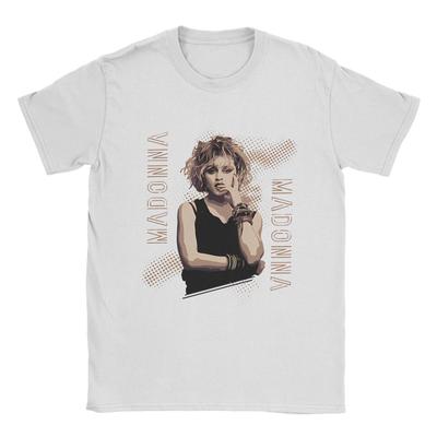 Herren Damen Madonna Musik Vintage Pop Sänger T-Shirt Bekleidung Geniale Sommer T-Shirts Top Tee Kleidung Sommer