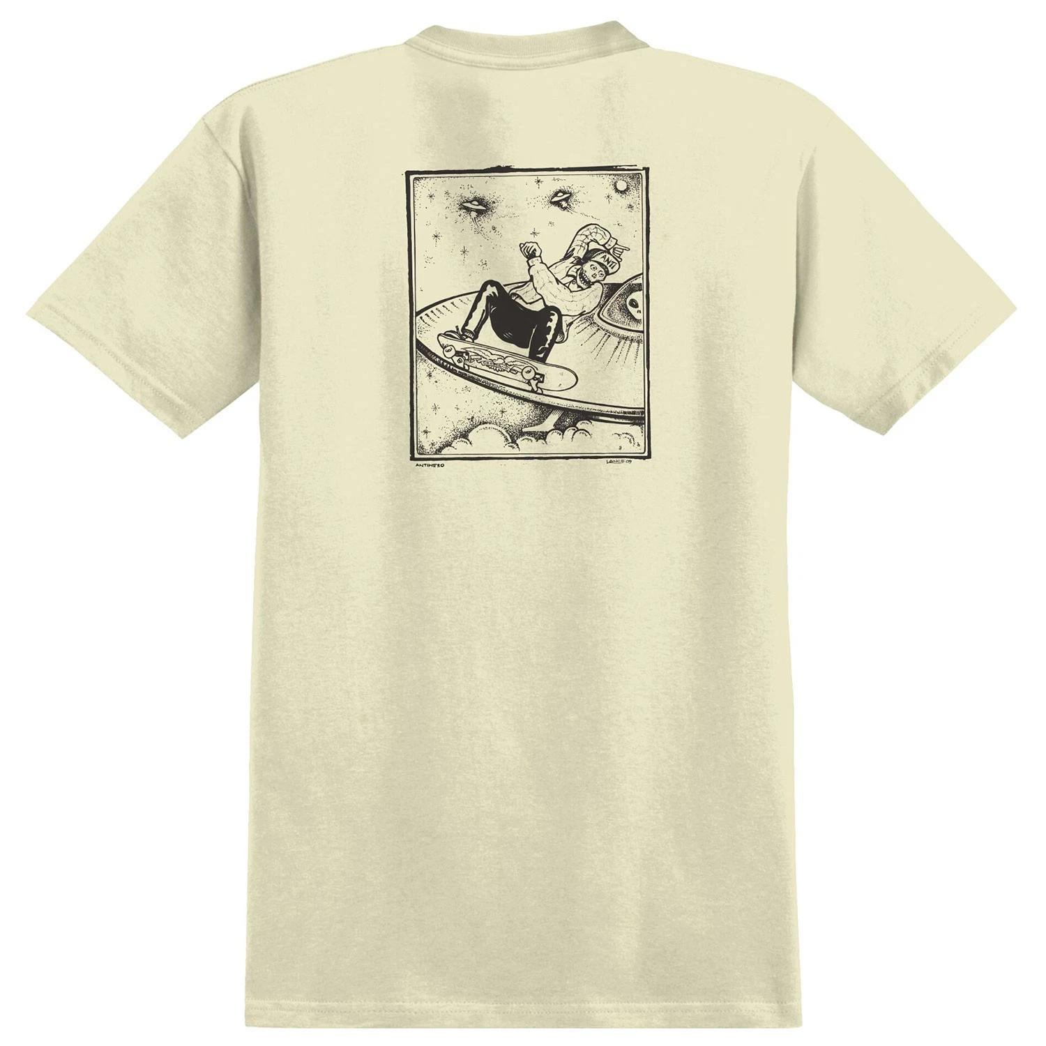 Anti Hero Skateboards Shirt Hewitt Lance Mountain Cream/Black L