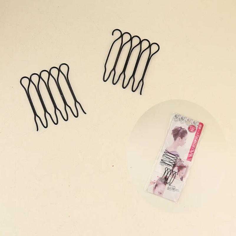 Invisible Broken Hair Hairpin Adult Tiara Tools Roll Curve Needle Bangs Fixed Insert Comb Professional Styling Accessories