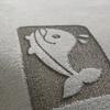Inyahome Light Blue Cute Bathroom Mat Half Round Memory Foam Floor Rugs  Non-Slip Highly Absorbent Inside Funny Entryway Carpet