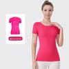 LU3.0 Women's Quick-Dry Short Sleeve Yoga Top for Fitness and Running