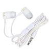 JY‑075 3.5mm Plug Headphones Noise Isolation Wired Earbuds with Mic and Call Controller for Exercise  