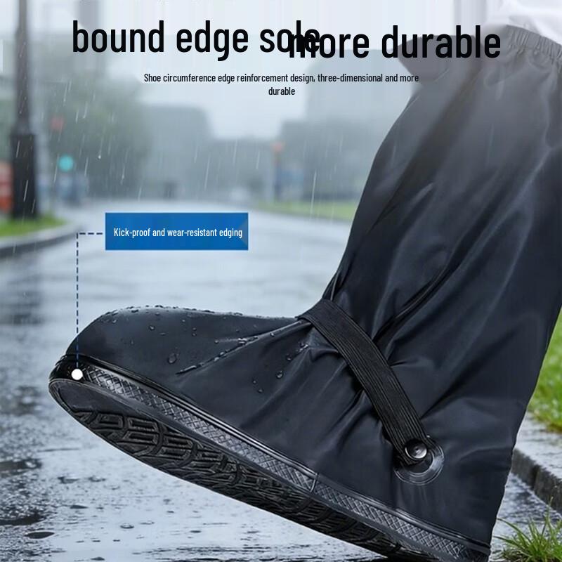 Andatong PVC Waterproof Anti-Slip Rain Boot Covers