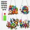 Kids Diamond Art Kit Special Shaped Rhinestone DIY Acrylic Art Craft Painting Window Pendant Home Garden Wall Hanging Ornament