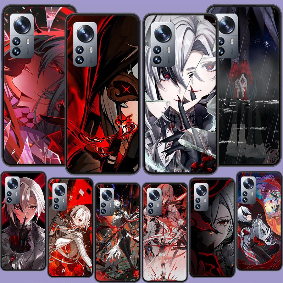 Arlecchino Genshin Impact Phone Case For Xiaomi 15 Poco X7 X6 F7 14 Ultra Mi F6 F5 F4 F3 X5 X4 X3 M6 Pro M5 M5S M3 Capa Coque