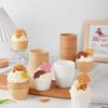 Große 5039 Lebensmittelgeeignete Muffins- & Kuchen-Papierförmchen, Leicht zu lösen, Hitzebeständig, Gerollter Rand