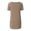 Women's Short Sleeve T Shirt Plus Size Tops Casual V Neck Tunic Loose Blouse