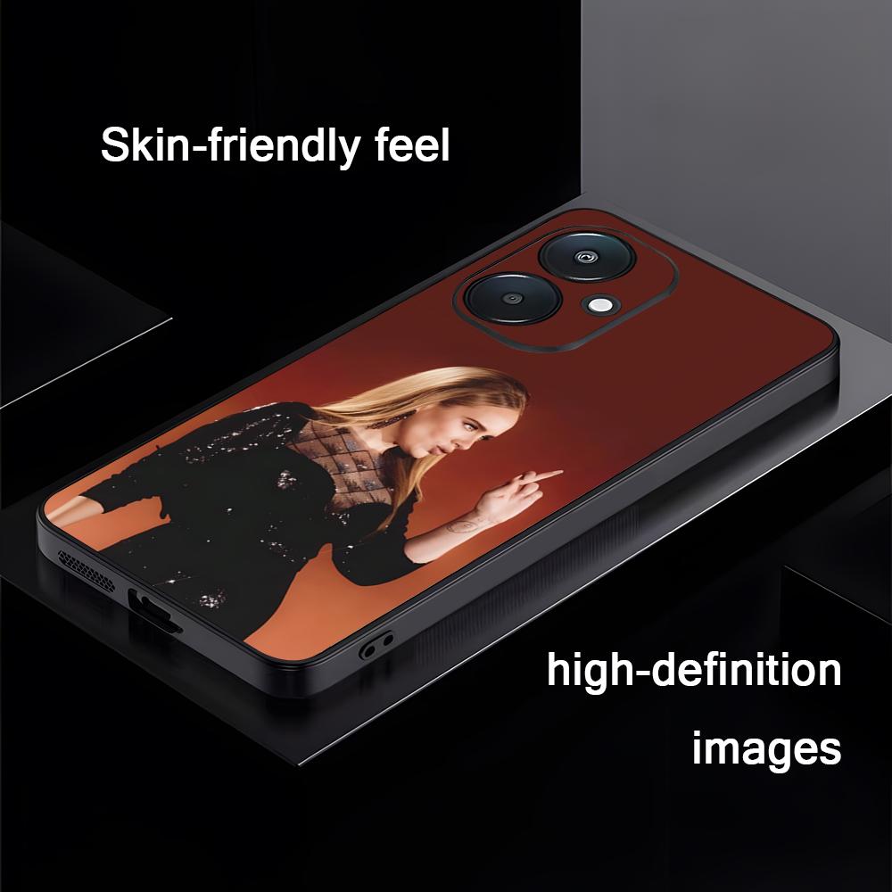 

A-Adele A-Adkins Popular Star Phone Case For Xiaomi Redmi 14C 13C 12C Note14 13 12 11 10 Pro Plus S Soft Black Phone Cover Redmi Note 12