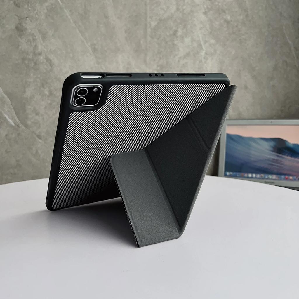 Y-fold Stand Case for IPad Air 3 4 5 Pro 6 7 8 9 10th 11th Generation Case 2025 MINI 10.9 11 Inch Pen Slot Leather Cover