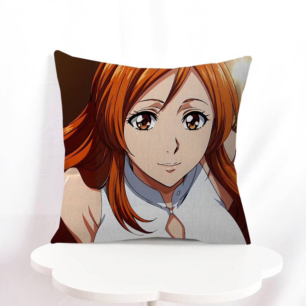

Inoue Orihime Personalized Pillow Dust Cover Bedroom Kids Party Decoration Pillowcase Birthday Children Gift 16x16Inch