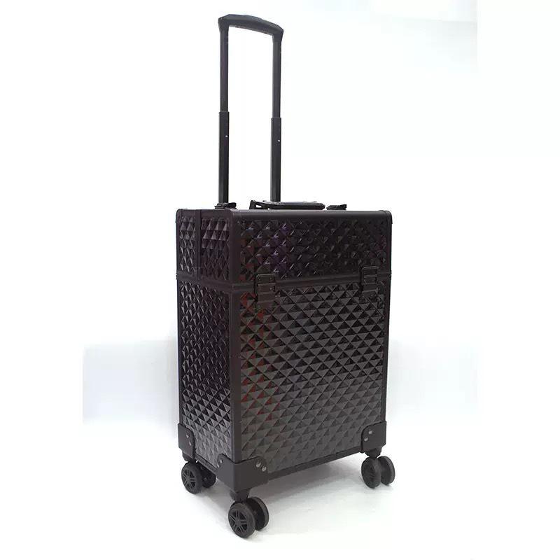 Largest Capacity Wheeled Makeup & Nail Art Case for Professionals