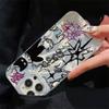Cool Cat Graffiti Phone Case For Samsung S25 S24 Ultra S23 Ultra S22 S21 S20 Plus Note 20 S24FE Silicone Trendy Luxury Cover Y2K