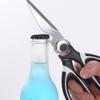 Scissors Stainless Steel Kitchen Household Bone Scissors Chicken Wings Fish Chopper Bottle Opener Clip Walnut Kitchen Tools