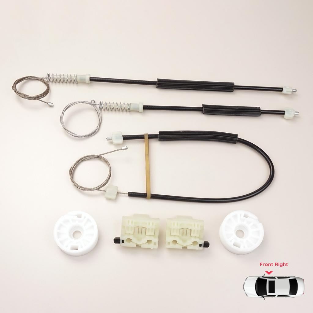 BWR5321 Power Window Lifter Regulator Repair Set Front Right for Chevrolet Cruze MK1 J300 J305 J308 2008-2016 4/5 Door 95382557