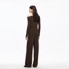 VEROMODA High-Waist Straight-Leg Knit Pants