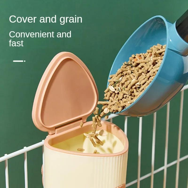 500ML Pet Chinchilla Hanging Feeding Waterer Easy Install Pigeon Rabbit Small Animal Automatic Feeding Water Bowl Pet Products