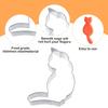 9 Piece Cat Cookie Cutters Set Stainless Steel Perfect for Kids Party Halloween Christmas Easy To Use and Clean