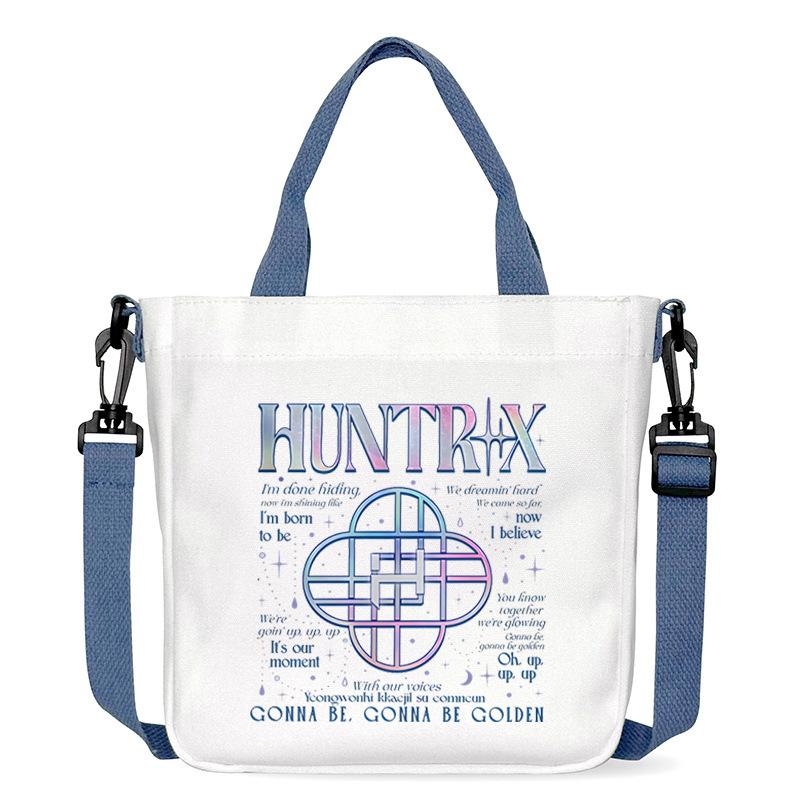 Anime Cartoon Print Student Go Out Portable Handbag Large Capacity Casual Canvas Bag