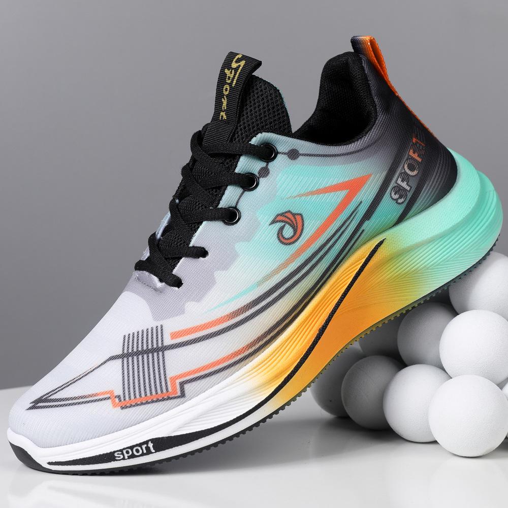 Men's Plus Size Shock-Absorbing Running Shoes - Fashionable Autumn/Winter Casual Sports Footwear