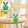 Car Bobble Head Dashboard Car Dash Decorations Solar-Powered Shaking Head Doll Animal Ornament For Women Men Inside Home Desktop