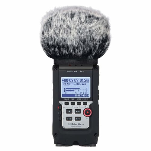 SUNMON Microphone Windscreen Muff for Zoom H4N Pro Portable Digital Recorder - Outdoor Microphone Windshield Wind Cover Pop Filter