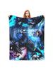 Seishiro Nagi GOOD Knitted Blanket Manga Anime Blue Lock Fleece Throw Blanket Home Couch Portable Lightweight S