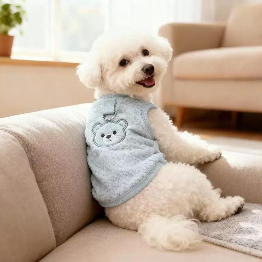 Warme Katze Ärmellose Weste Cartoon Hund Fleece Mantel Mode Welpen Jacke Wintersaison