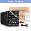 Doppia Alimentazione da Laboratorio NICE-POWER 120V 3A 4 in 1 Alimentazione da Laboratorio Uscita Doppia Indipendente Serie e Parallelo SPS1203-2KD Ingresso AC220V