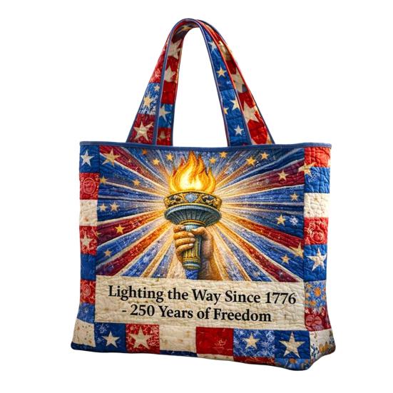 USA 250. Jahrestag Tragetasche, Unabhängigkeitstag Handtasche, Rot Weiß Blau Einkaufstasche, Wiederverwendbare Patriotische Tasche für 4. Juli Geschenke