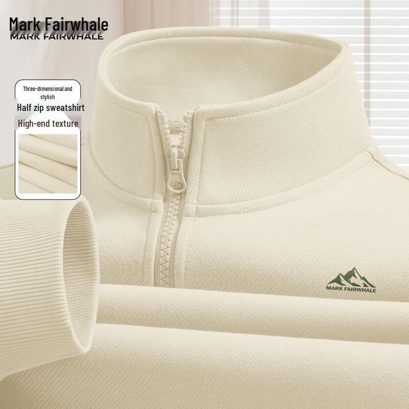 

Mark Fairwhale Men s Half-Zip Stand-Up Collar Sweatshirt 3XL