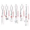 Beaded Phone Strap Phone Chains Women Cellphone Pendant Phone Chains Anti-Lost Lanyard Phone Jewelry for Women Girls