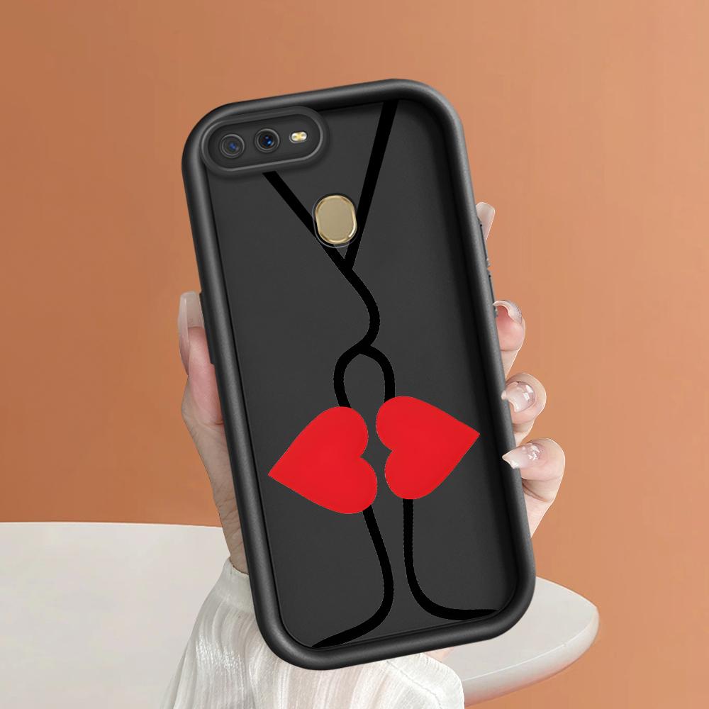 Weiche Silikon-Quadratleitern-Cartoon-Muster Vollständiger Kameraschutz Stoßfeste Hülle für OPPO Reno Realme OnePlus