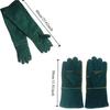 Ultra Long Pet Anti-Bite Safety Gloves Anti Scratch Protective Beekeeping Gloves Thick Leather Pet Gloves Bathing Training