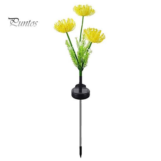 

Квіткова сонячна лампа для зовнішнього оформлення саду IP65 Водонепроникний тривалий час освітлення Автоматична зарядка Зміна кольору сонячного садового світильника