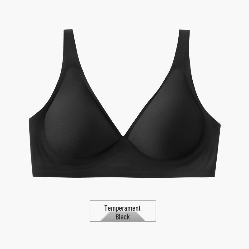 

Бесшовный беспроводной гелевый бюстгальтер: Регулируемая посадка для маленькой и большой груди M