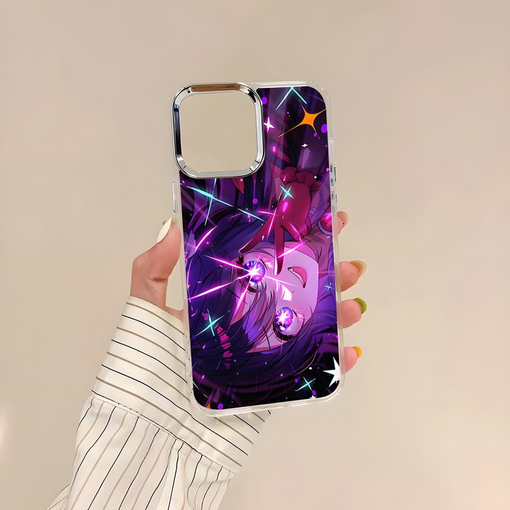 KAWAII Hoshino Phone Case For IPhone 17 Air 16 15 14 13 12 11 Pro Pro Max Plus Transparent Soft Cover