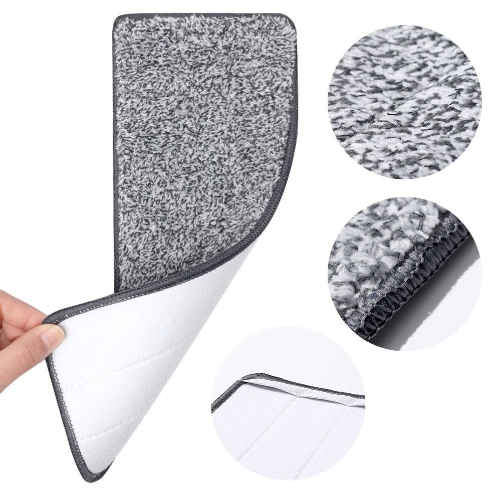 3PCS Microfiber Flat Mop Replacement Cloth Washable Mop Refill Durable Lazy Mop Cloth
