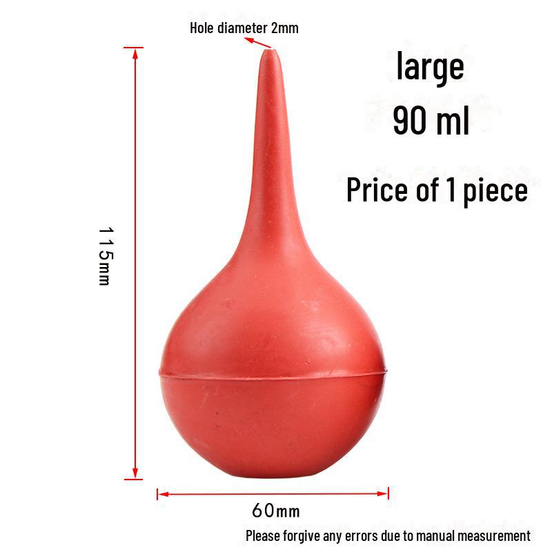 

Чистка вух і пилосос: Багатофункціональна кулька для всмоктування повітря та води для електронного очищення та обслуговування 90ML червоний