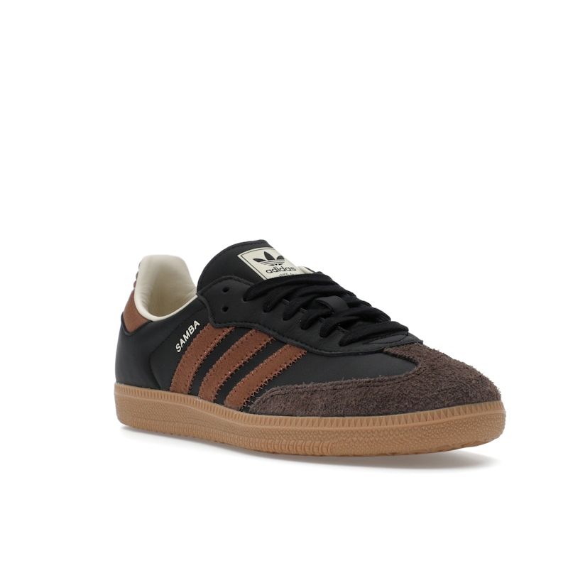Adidas Samba OG Schwarz Gebraucht Braun Herren Sneaker Core-Black Dunkelbraun IE9123