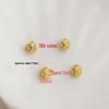 Gold-Plated Copper Coin Spacer Beads for DIY Jewelry and Bracelets