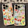 Bad Bunny Art Stickers Phone Case For iPhone 17e 17 16e 16 15 14 13 12 11 Mini Air Pro Max X XR XSMax 7 Plus Transparent Soft