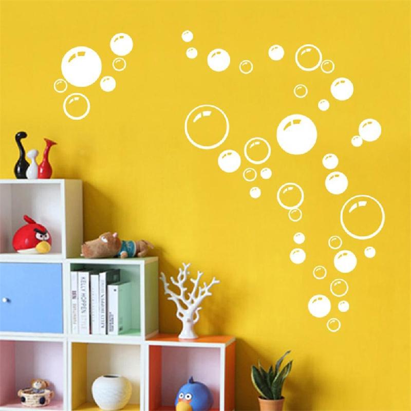 Круги на стене фото Rings And Dots Wall Decals Wall Stickers Bedroom Stickers Room Decor Decal Remov