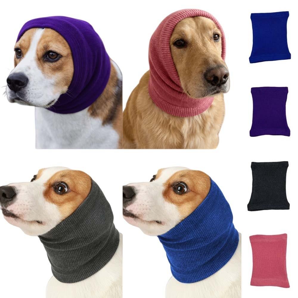 Durable Cloth Dog Ear Covers Hearing Protection Anti-noise Pet Ear Muffs Adjustable Elasticity Dog Calming Earmuff Warm