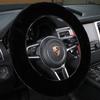 Super Soft Winter Plush Telescopic Steering Wheel Cover