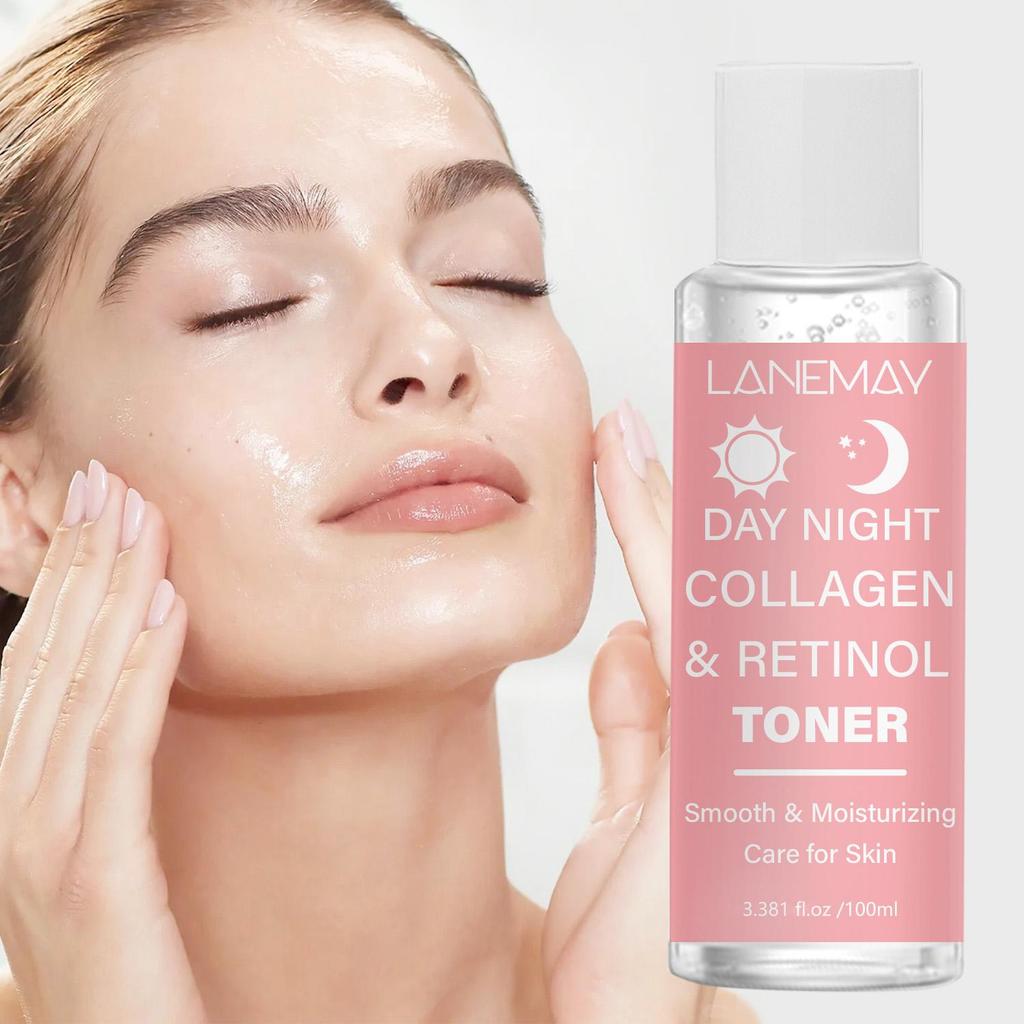 Collagen & Retinol Toner-Smooth And Moisturizing Care For Skin-For Day And Night Use-Suitable For All Skin Types, 100ml
