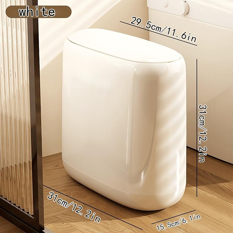 Large-capacity covered trash cans, ultra-thin and narrow-gap kitchen and office trash cans, contact trash cans, odors isolated