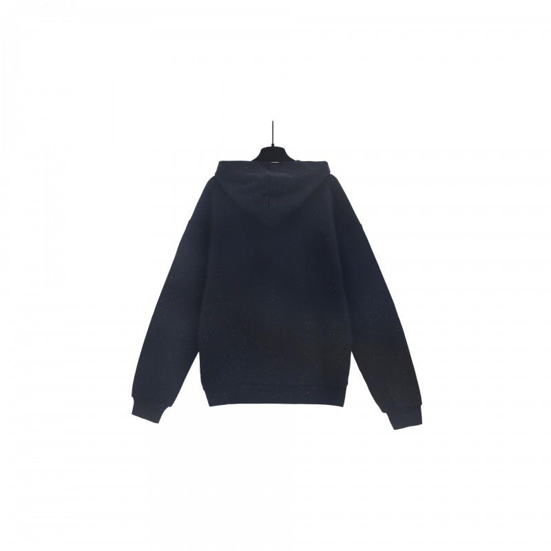 Completo Unisex con Felpa Oversize e Jogger con Ricamo ad Strass Albero Felpa in Cotone Outfit Casual Invernale