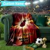 Custom Name Blanket Miami Team Spirit Blanket Bedding Blanket for Travel, Camping, Living Rooms, Offices, Sofas, Fan Christmas gift