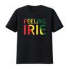 Womens Feeling Irie Reggae Jamaica Rasta Music T Shirt Black Small Vintage Washed Stylish Soft Versatile Unisex Comfortable